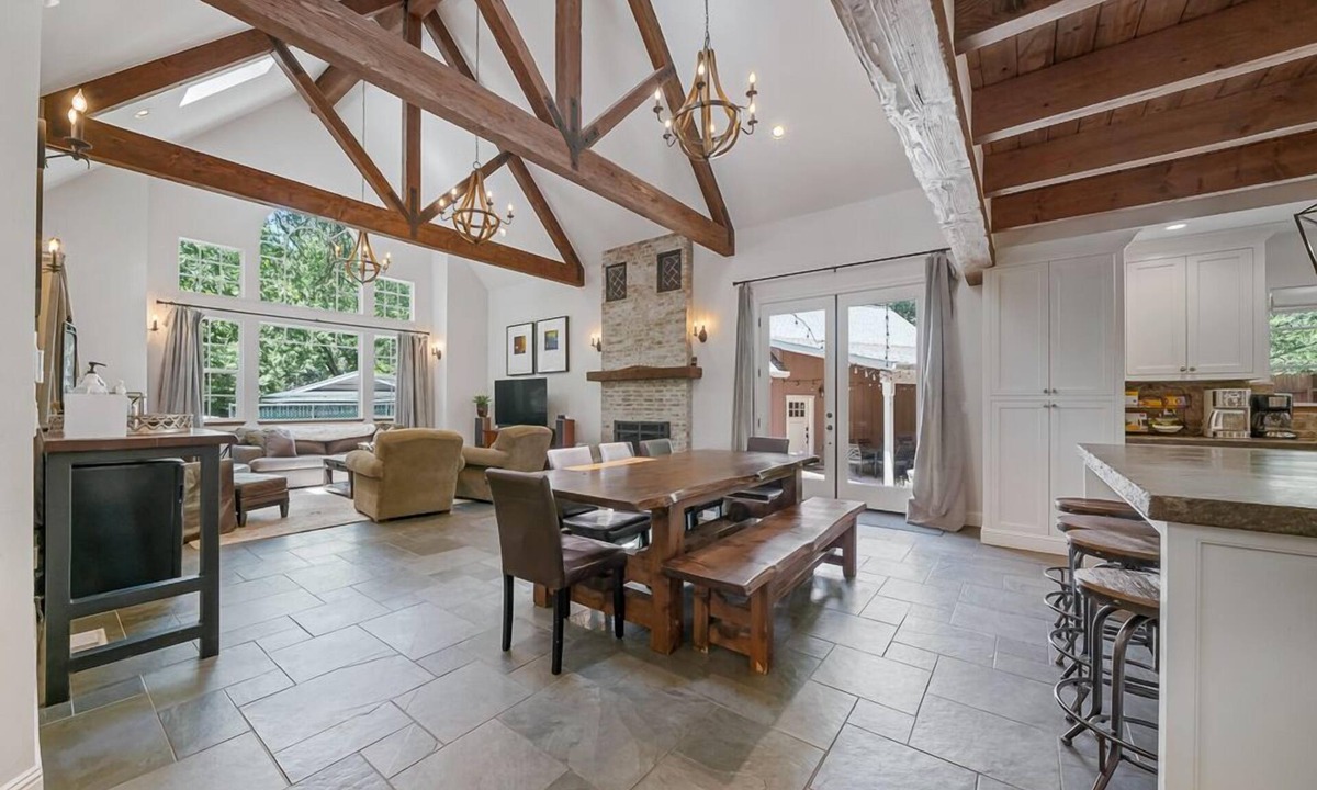 Arnold Cabin | 5 BR 5 BA W/FENCED BACK YARD STEPS AWAY FROM THE ARNOLD RIM TRAIL