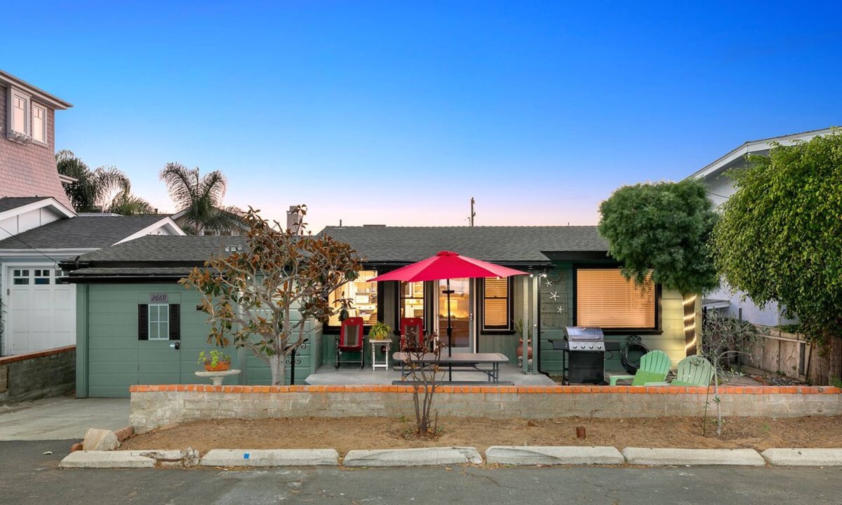 Carlsbad Village Cottage | Beach Cottage a few homes from the Beach