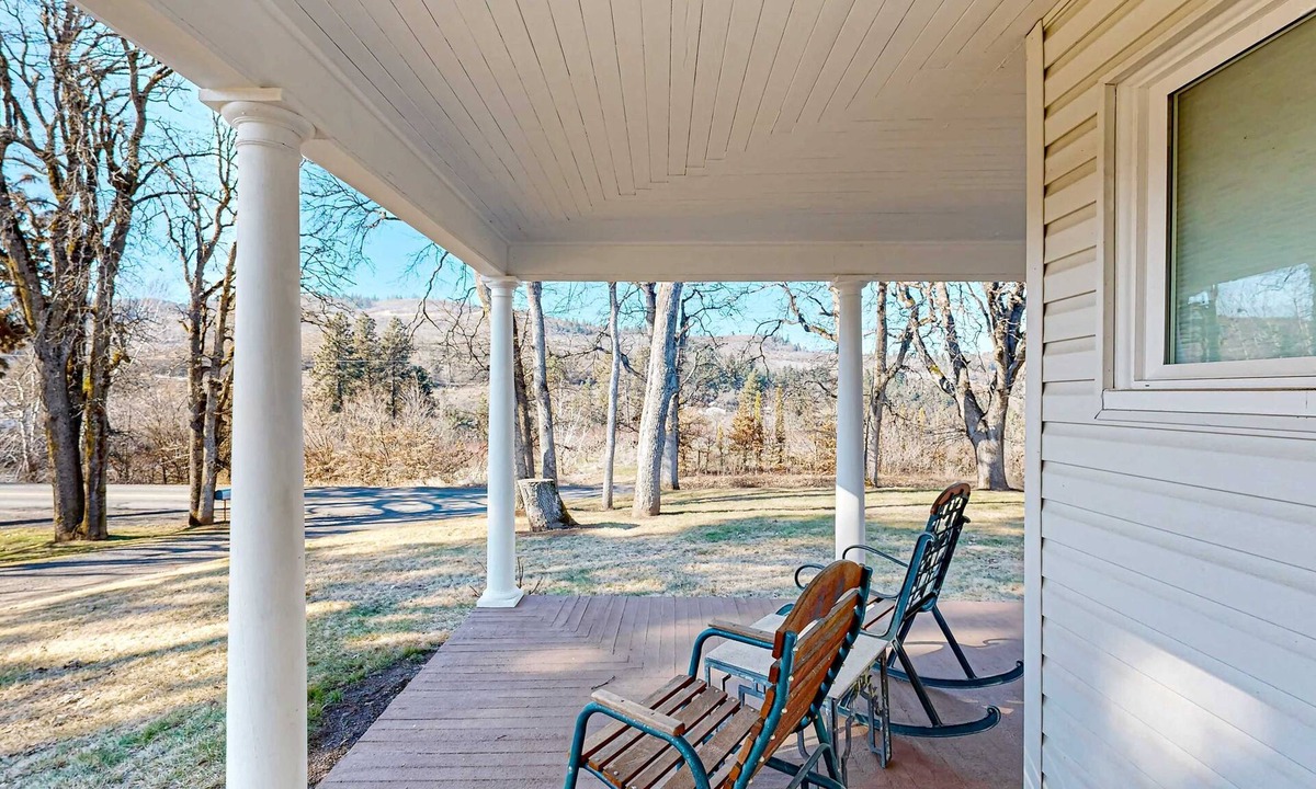 Mosier House | Beautiful historic family home on a Cherry Orchard, with patio, grill, and WiFi