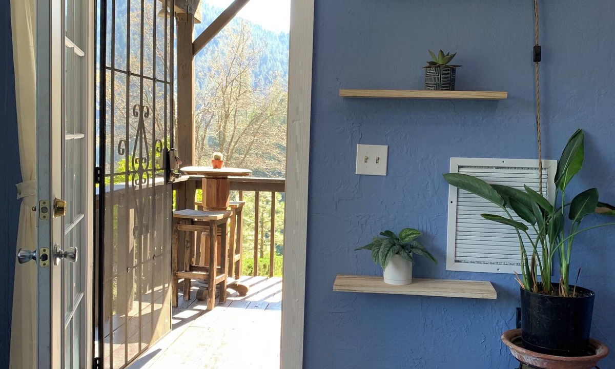 Downieville Apartment | Best View in Downieville! Steps to Town and Trails.