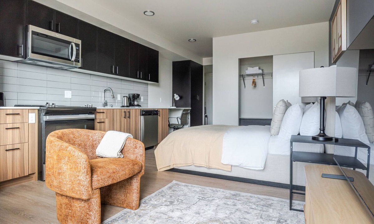 Meridian Park Apartment | Blueground | Meridian Park, rooftop BBQ, nr Park