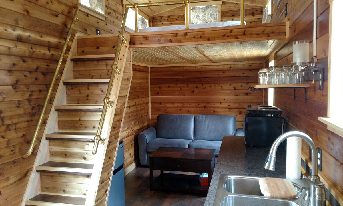 Beaver Cabin | Cozy Creekside Tiny Home outside Forks, WA; Right in Olympic National Forest!