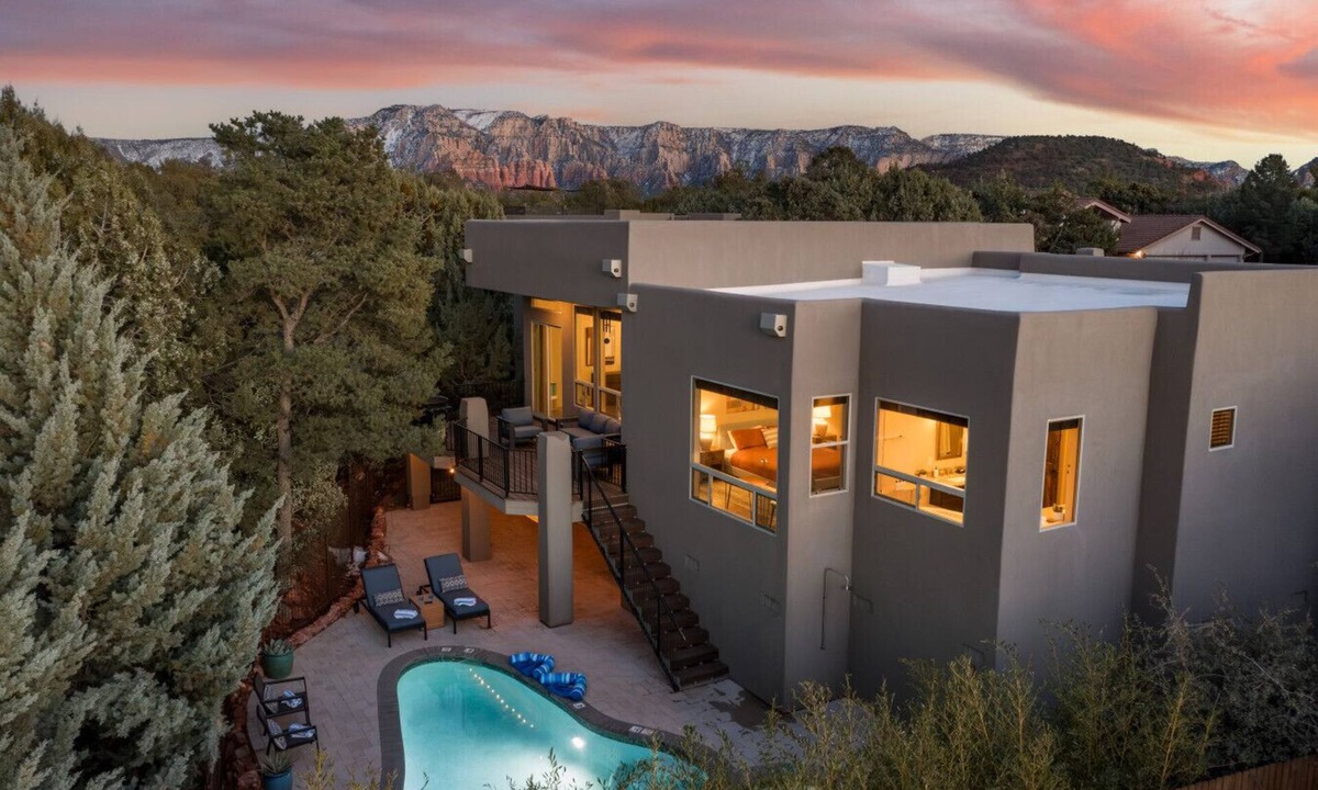 West Sedona House | Custom home with heated pool & spa in the heart of Sedona!