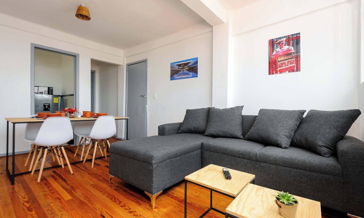 Historic Center Apartment | Edificio Aurora: Views & Vintage Charm