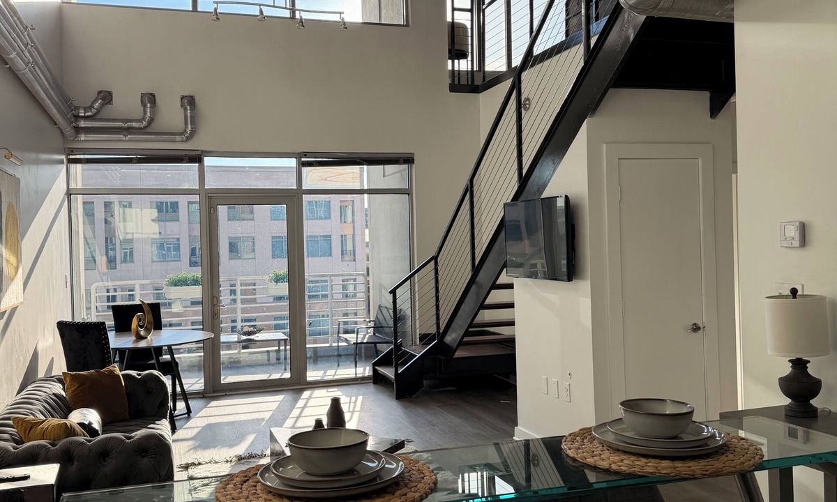 Atlantic Station Area Condo | Exclusive 2-Bed Loft in Atlantic Station—A Unique FIFA Escape.