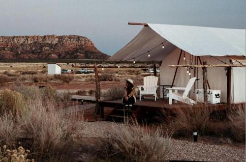 Fredonia House | Glamp Tent b w Zion & Bryce Outdoor Shower & Wifi