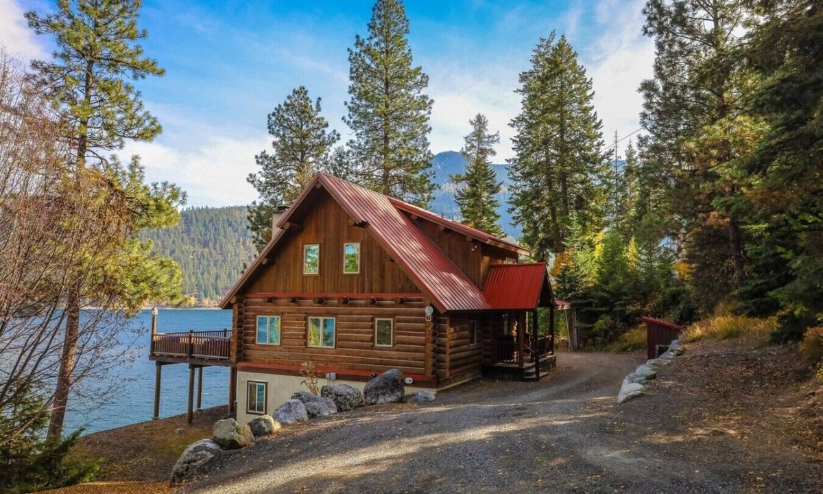 Wallowa County House | Golden Saddle lakefront log home-Wallowa Lake