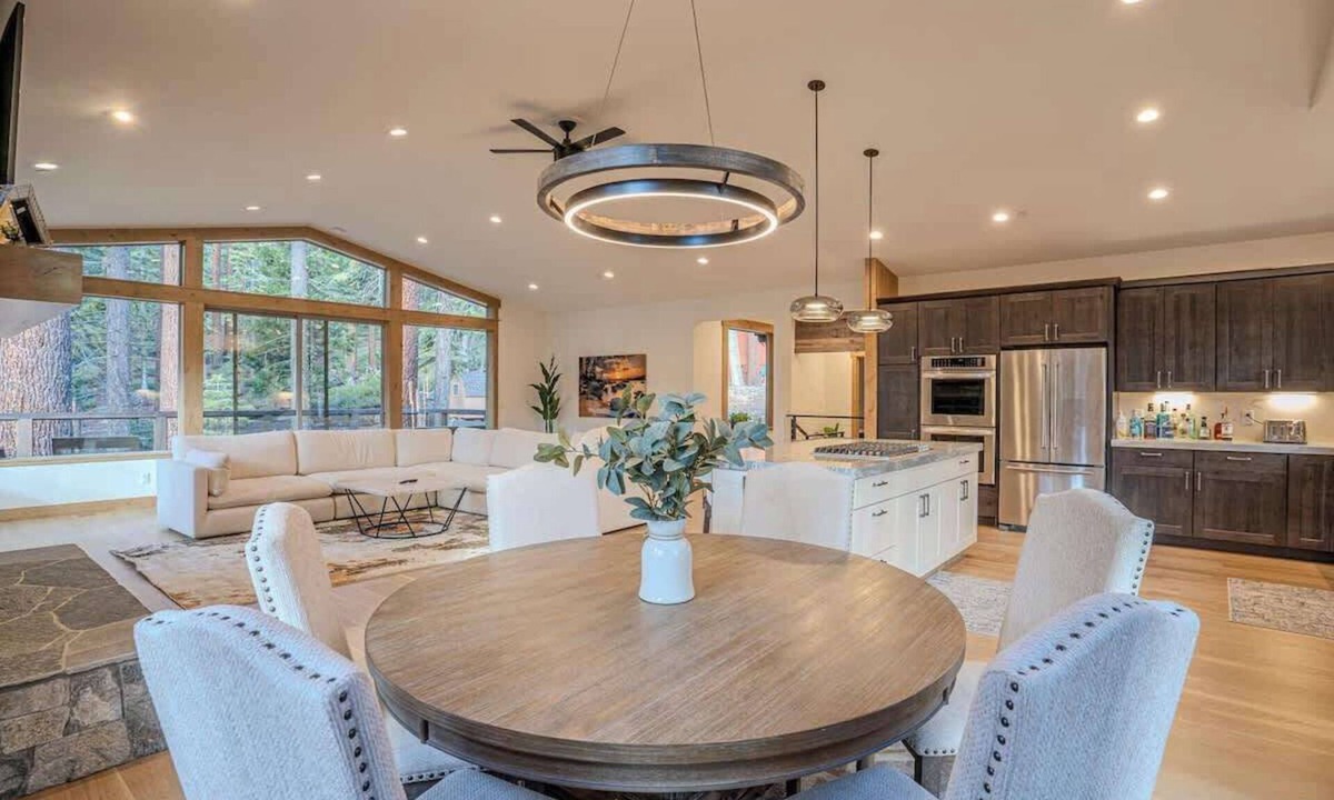 Carnelian Bay House | Gorgeous New Build, Forested Back Yard, Heated Floors, Garage & More