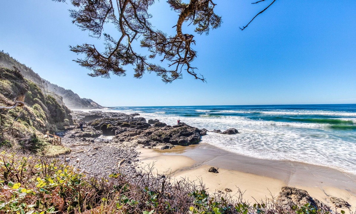 Edgewater Shores Cottage | Ground-Level Beachside Home with Stunning Ocean Views - Dog-Friendly