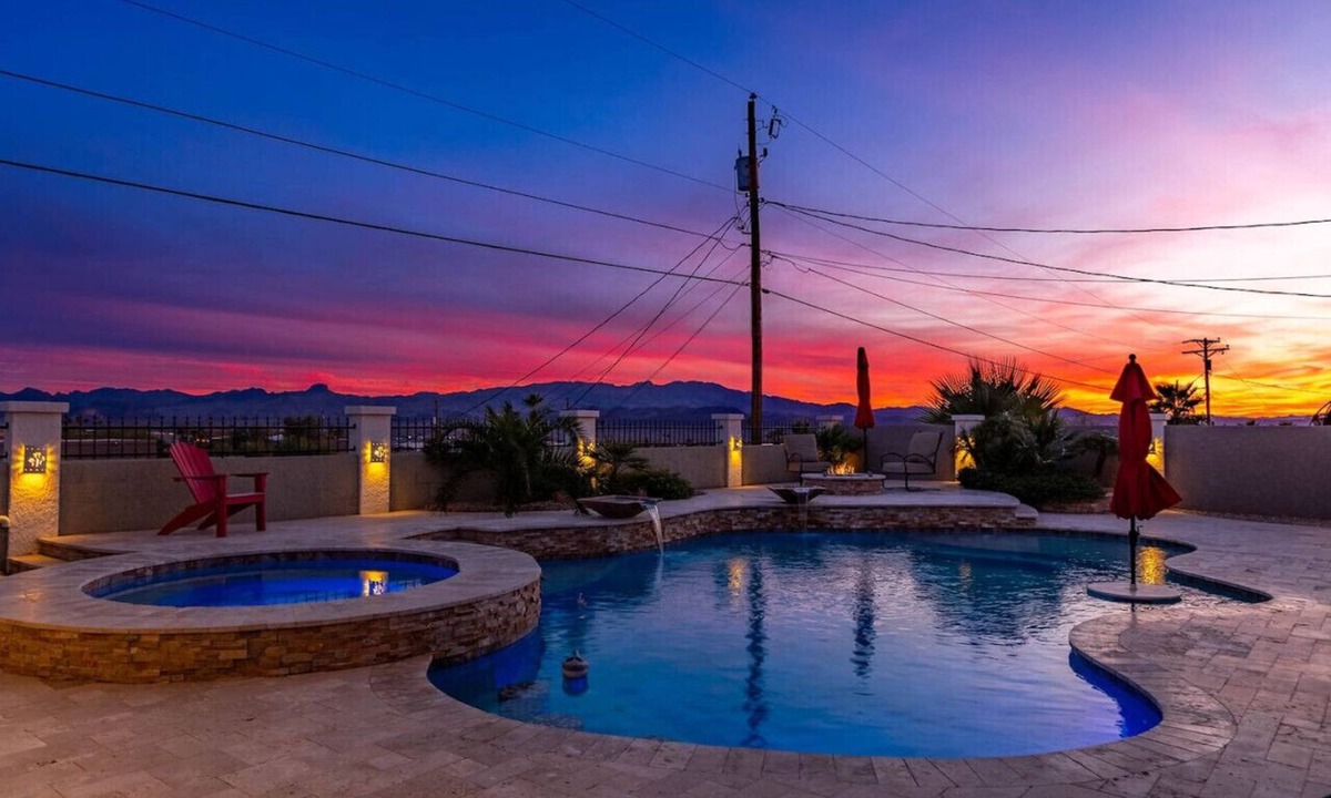 Lake Havasu City House | Havasu Senita - Pool, Spa, Game Room, Views!