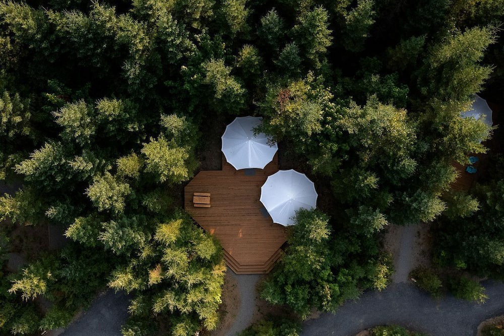 Carson RV Rental | Large and Spacious Double Bell Tents Great for Families in Carson, Washington