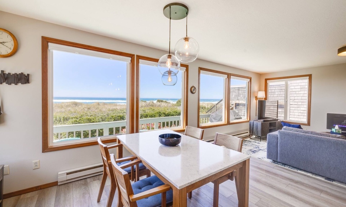 Rockaway Beach House | Luxurious & Cozy Oceanfront Escape Steps from the Sand with Sweeping Ocean Views