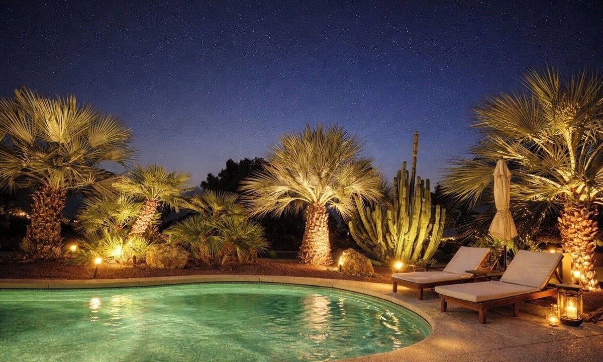 Cathedral City Villa | Luxury Palm Springs Villa: Sunset Views on Golf course, private pool & Spa