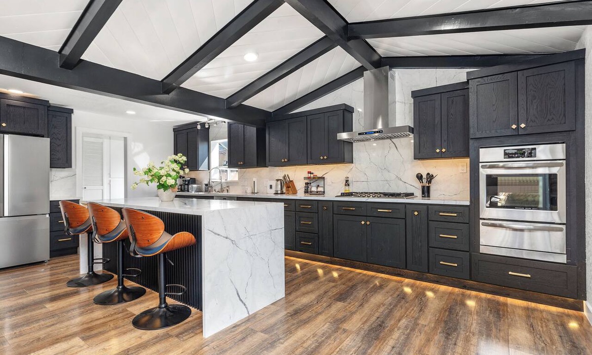 Rustic Lane House | Modern 3BR Pool Retreat Near Disneyland with Built-in BBQ Backyard