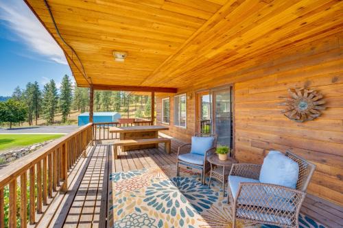 Republic House | Mtn-View Getaway w/Spacious Deck in Republic!