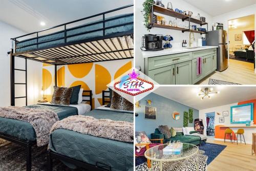 Gateway District House | Near Strip 1BR Oasis w/Arcade, Sleeps 6 + WiFi