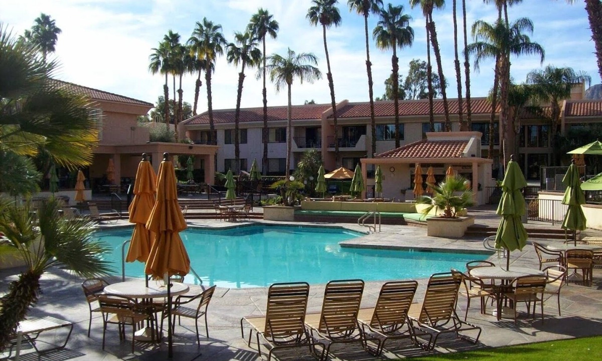 Cathedral City Villa | Palm Springs Area 1 Bdrm on a Golf Course, view of Mountains.