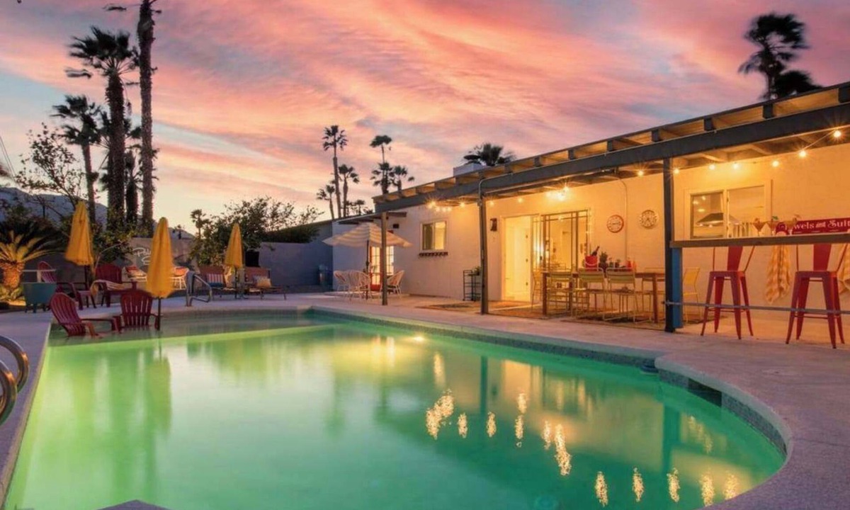 Desert Park Estates House | Private Pool & Hot Tub Getaway Near Palm Canyon Dr