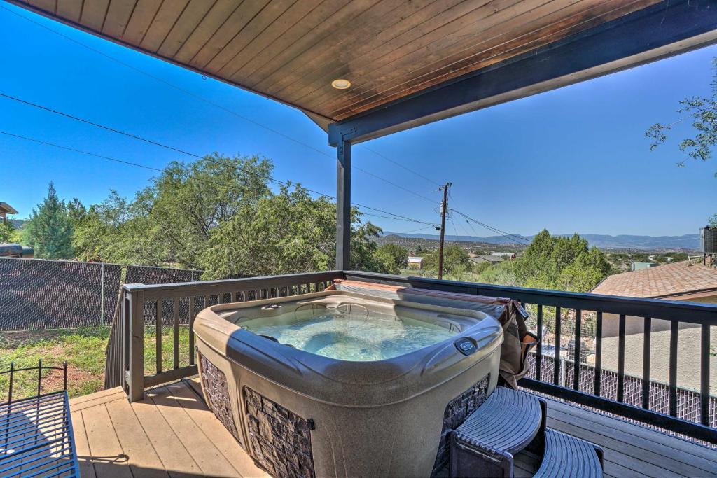 Lake Montezuma House | Rimrock Getaway Private Hot Tub and Mtn Views!