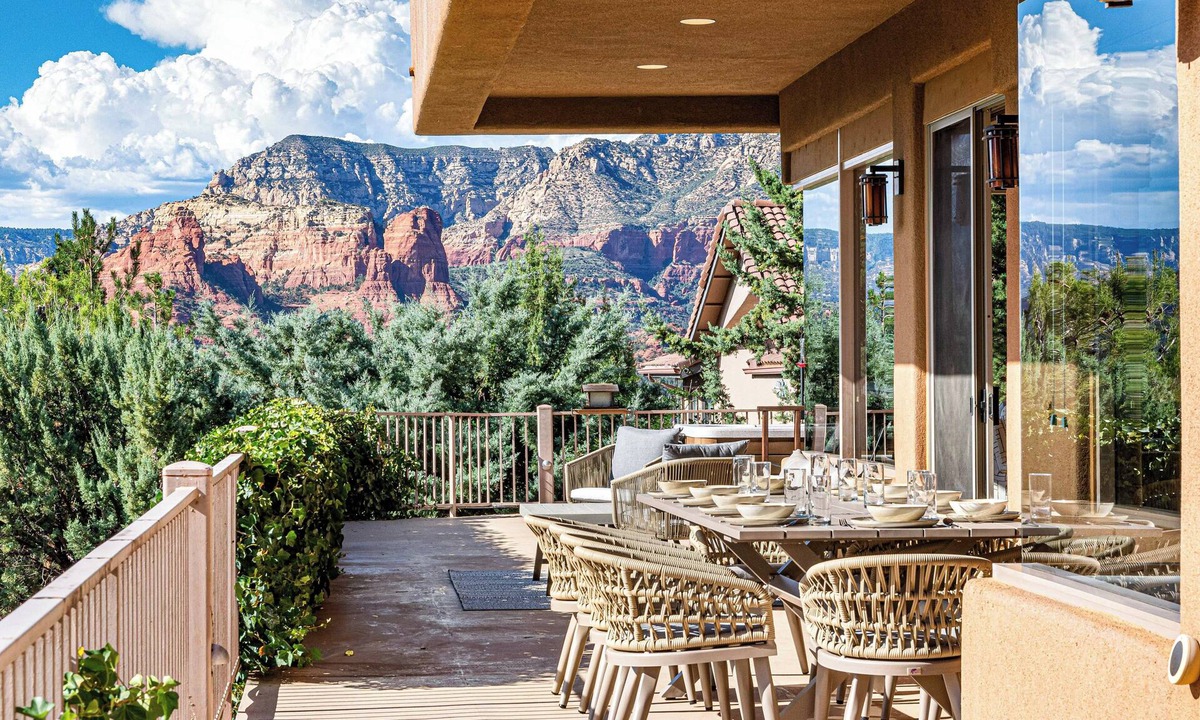 West Sedona House | Sedona Luxury with 75' Lap Pool, Hot Tub & Breathtaking Vortex Views