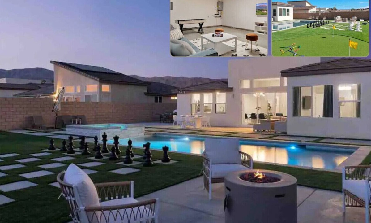 Desert Hot Springs House | Summer specials! Pool+spa+gameroom+putting green
