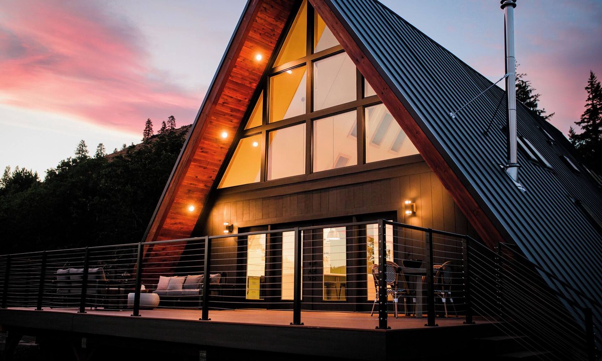 Lyle Cabin | The LuXRae House, Modern A-Frame on 6 Private Acres in the Gorge