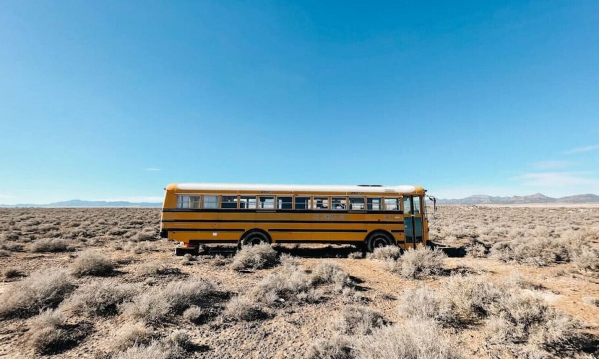 Newcastle Cabin | The Nowhere Bus · Off-Grid, Stargazing, Nic Cage Themed School Bus