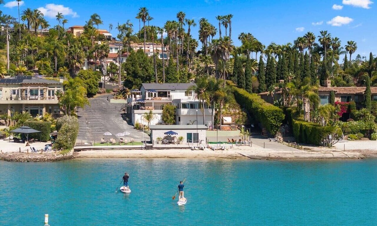Carlsbad House | Tide Haus: Waterfront Escape on 1 Acre with Private Beach, Sauna, & Hot Tub