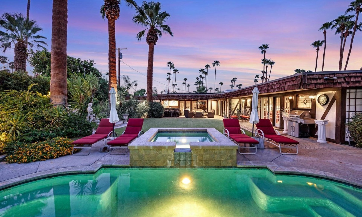 Warm Sands House | Tudor-Style Home on Manicured Grounds Near Downtown Palm Springs