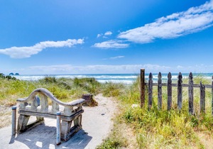 Dog-Friendly Coastal Cottage Minutes from Downtown & One Block to Beach