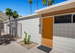 Palm Springs Contemporary Condo with Community Pool!