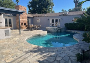 Palm Springs Oasis! Private, spacious, pool, spa, sauna shower!