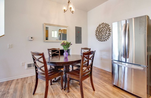 Coos Bay Apartment | 1 Mi to Dtwn Coos Bay: Sleek Apt w/Deck & Views!