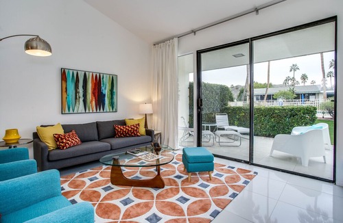 Sunrise Villas Apartment | 2 Bed 2 Bath South Palm Springs Luxury Condo