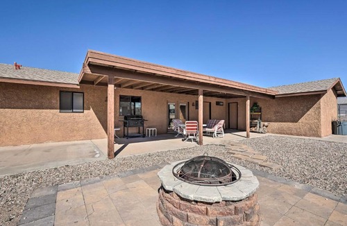 Lake Havasu City House | 2 Mi to Lake: Home w/Fire Pit in Arizona!