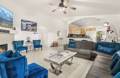 Desert Hot Springs House | 3BR Desert Escape , Pool, Views & Mini Golf