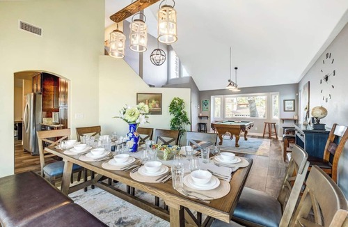 Black Mountain House | 5BDRM Lux Estate- Heated Pool and Neon Arcade Room