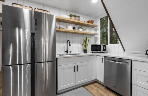 Kachina Village Cabin | A-frame cabin, fenced-in yard