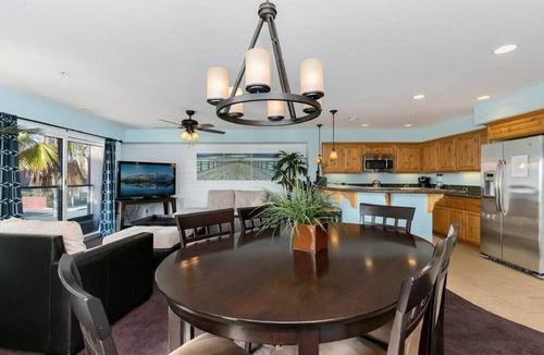 Crown Point Condo | Across from the beach, a/c, gated parking and pets