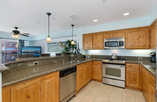 Crown Point Condo | Across from the beach, a/c, gated parking and pets