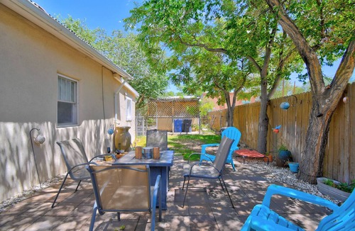 Downtown Albuquerque House | Adobe Abode: Old Town, Fenced Yard, Fire Pit, WFH