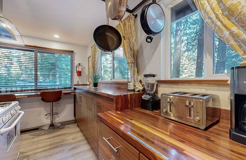 Carnelian Bay House | All-season cabin with wraparound deck - quick walk to the beach