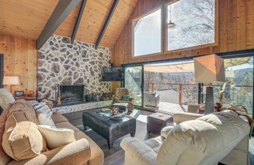 Lake Arrowhead House | Alpine Getaway with Lake Arrowhead Views and Hot Tub