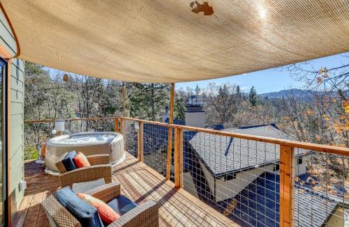 Lake Arrowhead House | Alpine Getaway with Lake Arrowhead Views and Hot Tub