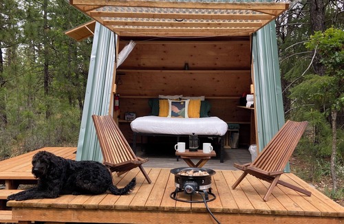 Goldendale RV Rental | Amazing off grid A-frame in the woods in Goldendale