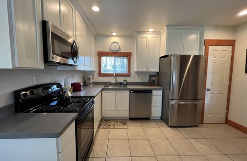 Silver Creek House | Beautiful Lake Front Home on Acre with Hot Tub & Private Dock