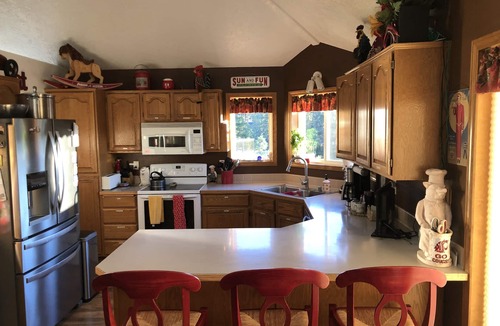 Tumtum House | Beautiful lake home that sleeps 18 people with a private dock and view!