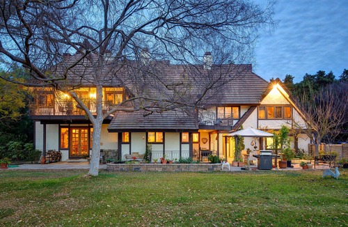 Valley Center House | Beautiful Large Tudor Home on 35 peaceful acres
