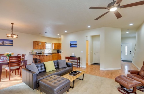 Old Farm District House | Bend Getaway w/Private Hot Tub, Patio & Grill!