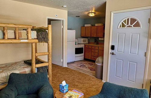 Brian Head Condo | BHV C1 - New Listing! ground level single family with mountain view & fireplace